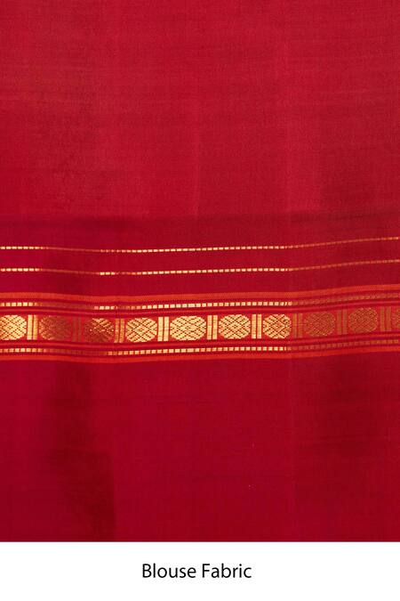 Paaprika Blue Kanjivaram Silk Animal, Floral And Bird Handwoven Kalakshetra Saree Online at Aza Fashions Paaprika_Blue Kanjivaram Silk Animal, Floral And Bird Handwoven Kalakshetra Saree_Online_at_Aza_Fashions