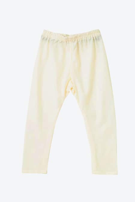 Shruti Jalan Beige Cotton, Silk, Kota Doria Embroidery Elephant Print Bundi And Kurta Set Online at Aza Fashions Shruti Jalan_Beige Cotton, Silk, Kota Doria Embroidery Elephant Print Bundi And Kurta Set _Online_at_Aza_Fashions