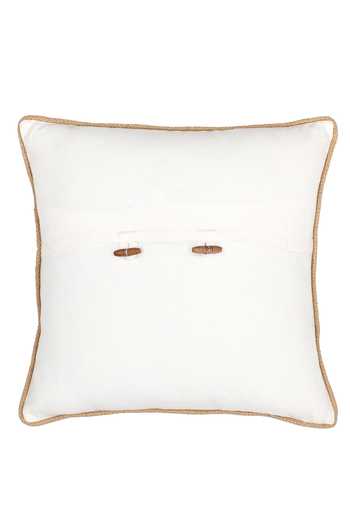 House This_Green 100% Cotton Bandipur Square Cushion Cover_Online_at_Aza_Fashions