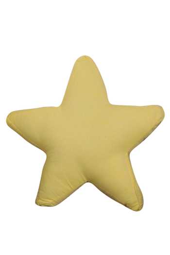 My Gift Booth Yellow Cotton Star Cushion Online at Aza Fashions My Gift Booth_Yellow Cotton Star Cushion_Online_at_Aza_Fashions