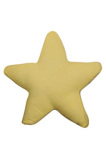 My Gift Booth_Yellow Cotton Star Cushion_Online_at_Aza_Fashions