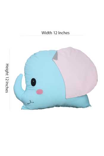 Buy_My Gift Booth_Multi Color Cotton Elephant Shape Cushion - Set Of 2_Online_at_Aza_Fashions