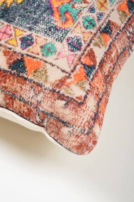 Buy_Orna_Multi Color Cotton Digital Print Diamond Cushion Cover - Set Of 2_Online_at_Aza_Fashions