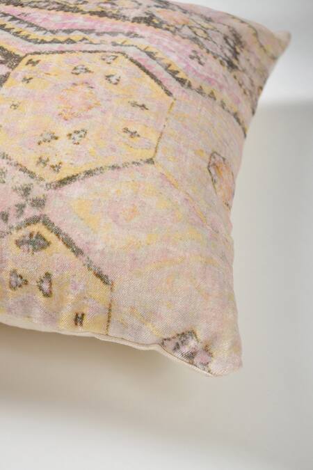 Orna Multi Color Cotton Digital Print Hexagon Cushion Cover - Set Of 2 Online at Aza Fashions Orna_Multi Color Cotton Digital Print Hexagon Cushion Cover - Set Of 2_Online_at_Aza_Fashions