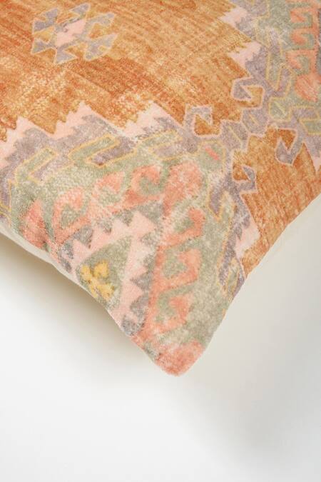 Shop_Orna_Multi Color Cotton Digital Print Tribal Cushion Cover - Set Of 2_Online_at_Aza_Fashions