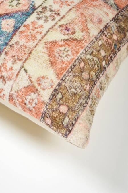 Buy Orna Multi Color Cotton Digital Print Rectangle Shaped Cushion Cover - Set Of 2 Online at Aza Fashions Buy_Orna_Multi Color Cotton Digital Print Rectangle Shaped Cushion Cover - Set Of 2_Online_at_Aza_Fashions