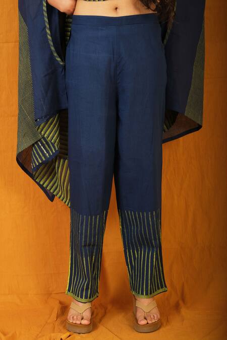 Buy Banana Labs Blue Cotton V-neck Piano Twister Printed Kaftan And Pant Set Online at Aza Fashions Buy_Banana Labs_Blue Cotton V-neck Piano Twister Printed Kaftan And Pant Set _Online_at_Aza_Fashions