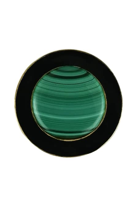 Varnika Arora_Black Alyssa Embellished Studs _Online_at_Aza_Fashions