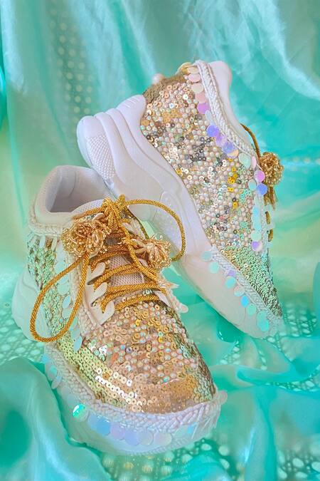 Blinged out wedding discount sneakers