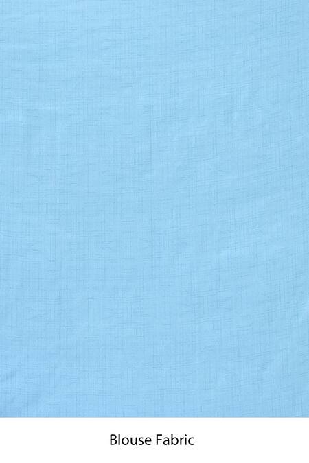 Samyukta Singhania Blue Satin, Crepe Flora Printed Saree Online at Aza Fashions Samyukta Singhania_Blue Satin, Crepe Flora Printed Saree_Online_at_Aza_Fashions