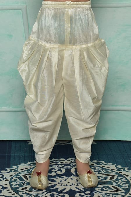 Buy Brown Dupion Silk Patiala Pant For Boys by Banana Bee Online at Aza  Fashions.