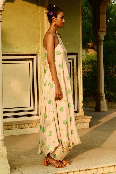 Buy Swati Vijaivargie Ivory Silk Embroidery, Sequins One Shoulder Dress Online at Aza Fashions Buy_Swati Vijaivargie_Ivory Silk Embroidery, Sequins One Shoulder Dress _Online_at_Aza_Fashions