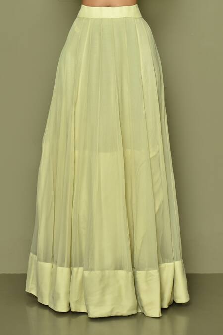 Samyukta Singhania Green Long Jacket With Lehenga Set Online at Aza Fashions Samyukta Singhania_Green Long Jacket With Lehenga Set _Online_at_Aza_Fashions