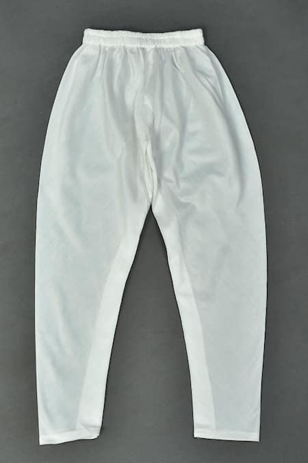 Shop_Maaikid_Purple , Satin Zari Woven Kurta And Pyjama Set _Online_at_Aza_Fashions