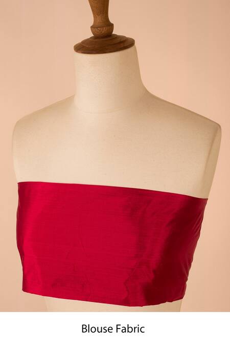 Shop_Ekaya Banaras_Yellow Organza Embroidery Banarasi Kadwa Saree_Online_at_Aza_Fashions