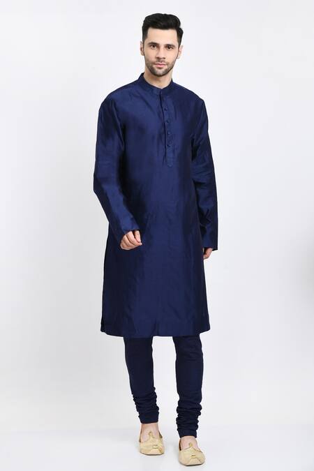 Samant Chauhan Blue , Satin, Silk Embroidery Reversible Bundi And Kurta Set Online at Aza Fashions Samant Chauhan_Blue , Satin, Silk Embroidery Reversible Bundi And Kurta Set _Online_at_Aza_Fashions