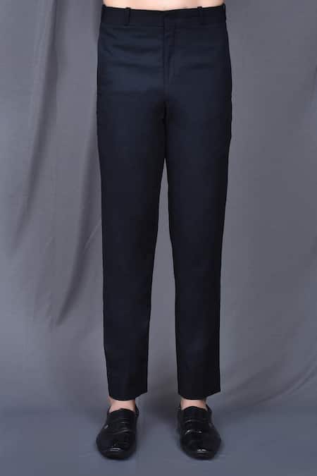 Arihant Rai Sinha_Green Satin, Terrycloth, Velvet Geometric Print Suit Pant Set _Online_at_Aza_Fashions