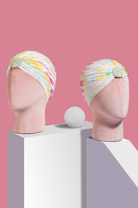 Shop_Hair Drama CO_White Tie Dye Hand Turban 