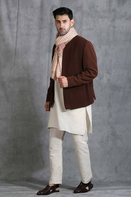 Dusala Multi Color Hand Handwoven Pashmina Paper Machine Rings Shawl 5