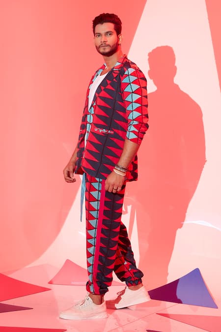 Esha L Amin Coachella Printed Joggers 