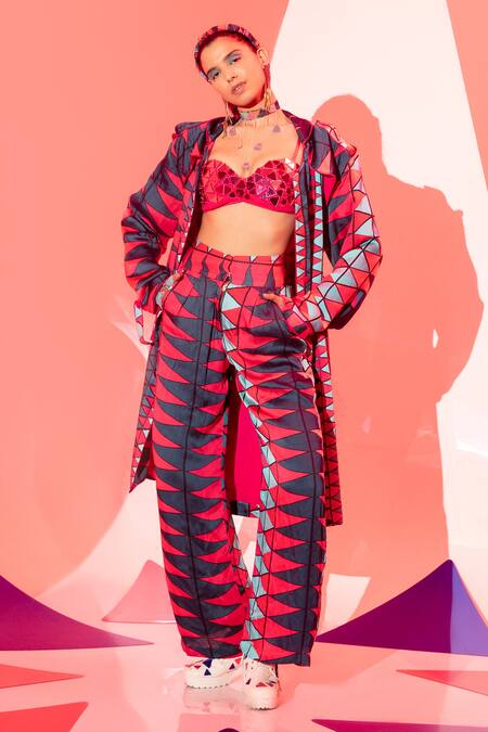 Buy_Esha L Amin_Multi Color Viscose, Crepe Coachella Pant _Online_at_Aza_Fashions