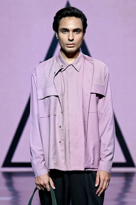 Tisa - Men_Pink Terry Rayon Embroidery Thread Placement Jacket And Pant Set_Online_at_Aza_Fashions