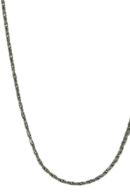 Esme By Aashna Dalmia_Grey Interlink Pattern Chain _Online_at_Aza_Fashions