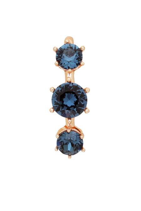 Esme By Aashna Dalmia_Blue Stones Embellished Studs _Online_at_Aza_Fashions