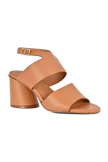 Vanilla Moon_Brown Estelle Dual Band Leather Heels_Online_at_Aza_Fashions
