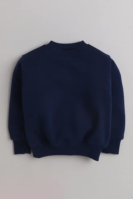 Buy Knitting Doodles Blue Fleece Printed Good Vibes Top And Joggers Set Online at Aza Fashions Buy_Knitting Doodles_Blue Fleece Printed Good Vibes Top And Joggers Set_Online_at_Aza_Fashions