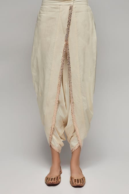 Gopi Vaid Pink Georgette, Cotton Sequins, Nusrat Floral Print Kurta And Dhoti Pant Set Online at Aza Fashions Gopi Vaid_Pink Georgette, Cotton Sequins, Nusrat Floral Print Kurta And Dhoti Pant Set _Online_at_Aza_Fashions