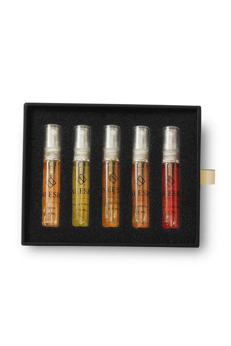 Neesh_Multi Color Gender Neutral Spray Perfumes - Extrait De Parfum - Set Of 5_Online_at_Aza_Fashions