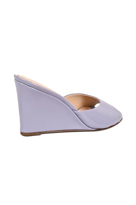 Shop_Vanilla Moon_Purple Grace Leather Wedges_Online_at_Aza_Fashions