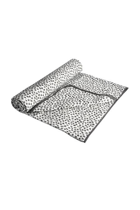 H2h_Brown Cotton Cocoa Rose Dohar_Online_at_Aza_Fashions