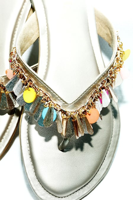 Buy_Foot Fuel_Pink Sofara T Strap Flats _Online_at_Aza_Fashions