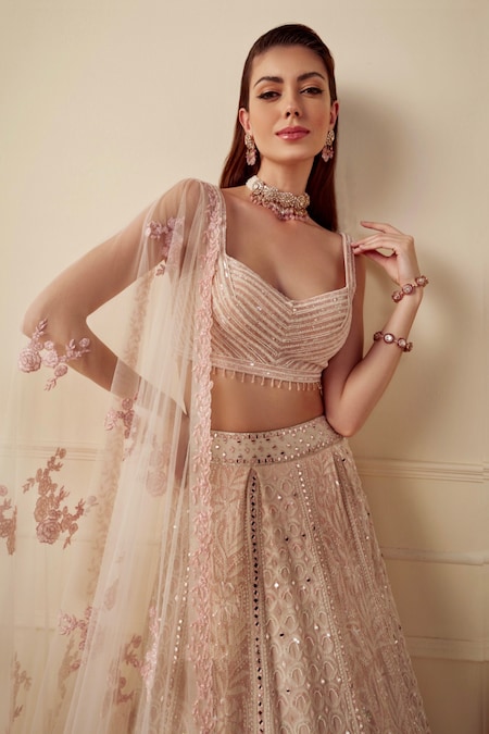 Shop the Latest Indian Readymade Lehenga Choli Designs Online at Zeel  Clothing | Work Details: Pearl Work