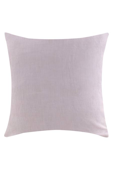 Khaabka Pink Cotton Linen Embroidery Cushion Cover - Set Of 2 at Aza Fashions Khaabka_Pink Cotton Linen Embroidery Cushion Cover - Set Of 2_at_Aza_Fashions