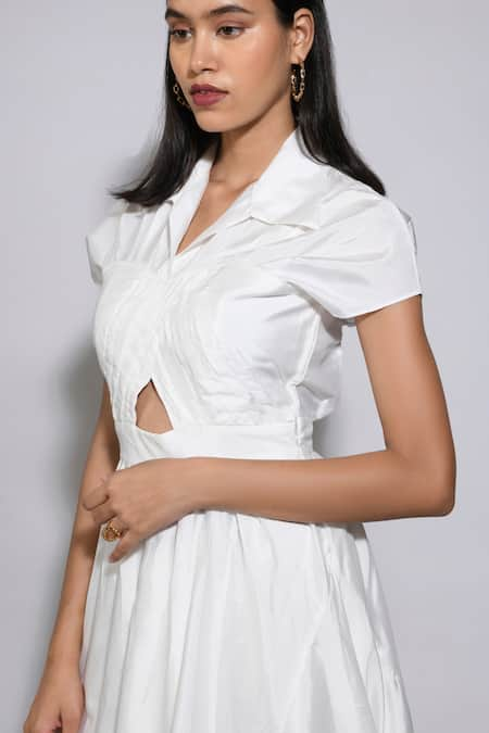 Zamaisha Women Gown White Dress - Buy Zamaisha Women Gown White Dress  Online at Best Prices in India | Flipkart.com