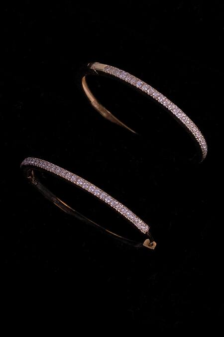 Buy Anushka Jain Jewellery Gold Plated Stones Inside Out Hoop Earrings Online at Aza Fashions Buy_Anushka Jain Jewellery_Gold Plated Stones Inside Out Hoop Earrings_Online_at_Aza_Fashions