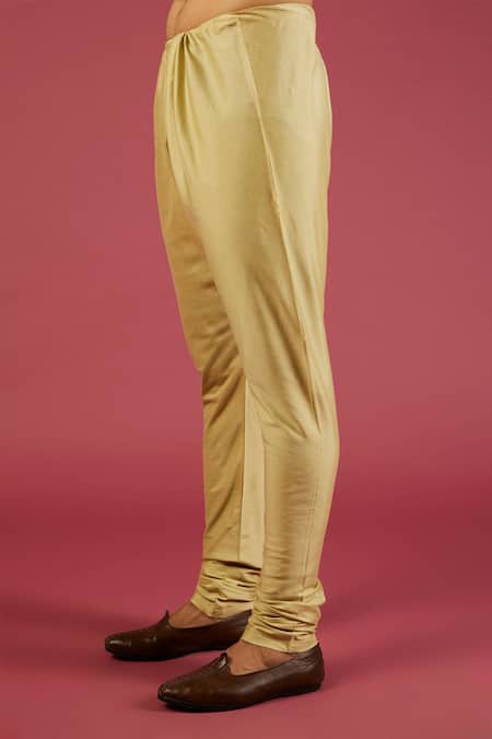 Krishna Mehta_Orange Tussar Printed Bandhani Kurta Set _Online_at_Aza_Fashions