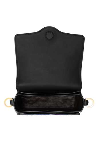 Aranyani_Black Embroidered Kedusa Flower Hand Bag_at_Aza_Fashions