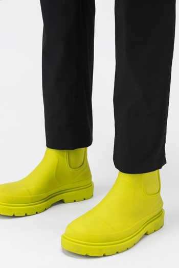 Genes Lecoanet Hemant_Black Cotton Twill Plain Patch Pocket Trouser _at_Aza_Fashions