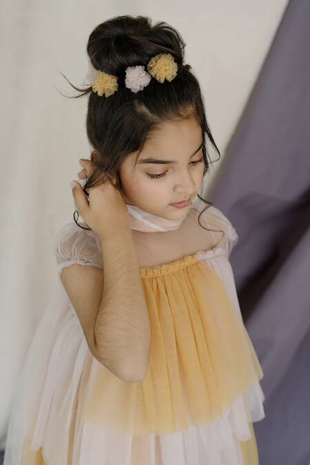 Shop Swati Golyan Pink Net Asymmetric Panelled Dress Online at Aza Fashions Shop_Swati Golyan_Pink Net Asymmetric Panelled Dress _Online_at_Aza_Fashions