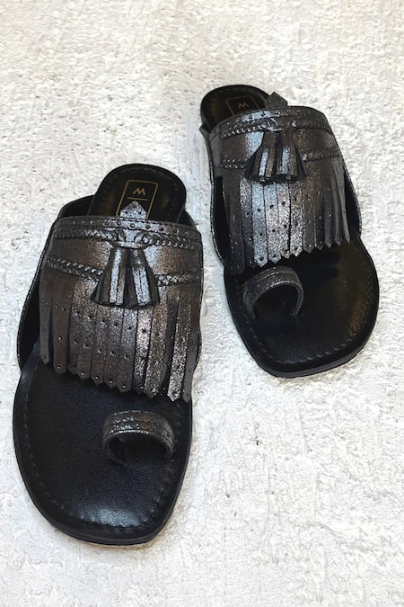 Sandalwali Lady Suzy Shimmer Kolhapuri Flats 