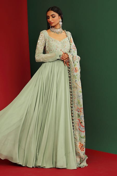 Long anarkali with dupatta hotsell