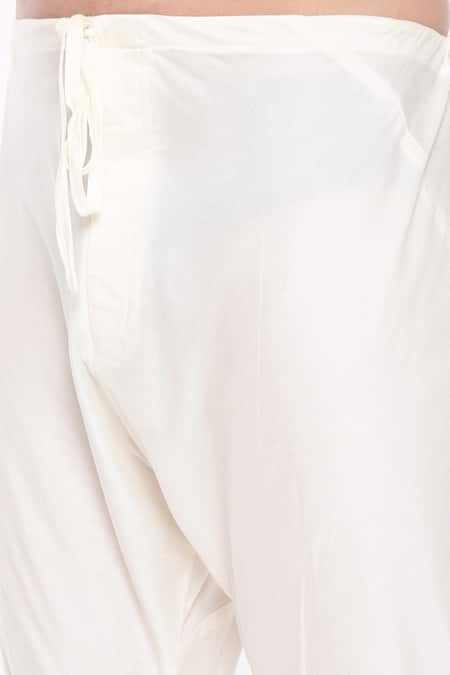 Buy_Mayank Modi - Men_Red Bamboo, Cotton Geometric Print Kurta Set 