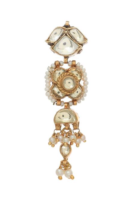 MAISARA JEWELRY Gold Plated Kundan Embellished Choker Set Online at Aza Fashions MAISARA JEWELRY_Gold Plated Kundan Embellished Choker Set _Online_at_Aza_Fashions