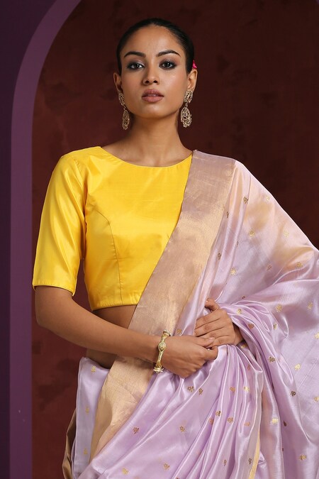 Sky on the weave pure silk saree