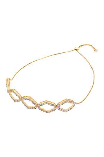 Buy_Isharya_White Amara Mirror Statement Choker Necklace_Online_at_Aza_Fashions