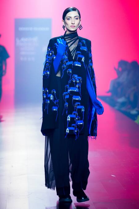 Buy Shahin Mannan Black Tiny House Embroidered Cape Online at Aza Fashions Buy_Shahin Mannan_Black Tiny House Embroidered Cape _Online_at_Aza_Fashions